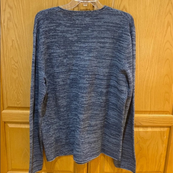 Jack & Jones Men's Pullover Black and Gray Ombre Striped Sweater Size XL - Picture 2 of 6